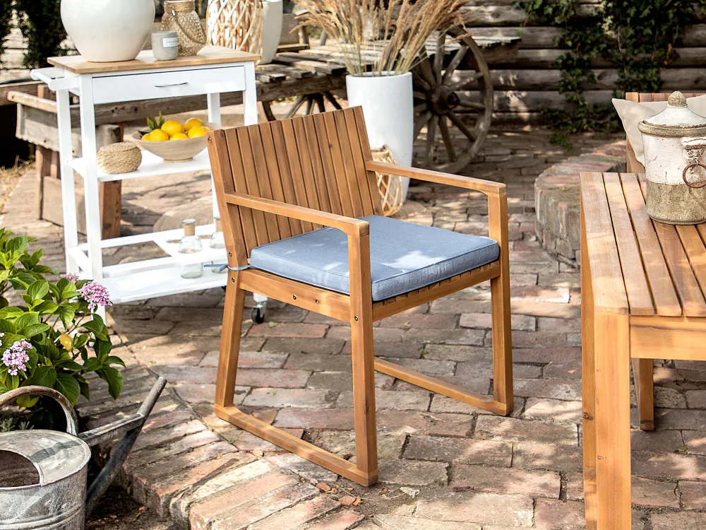 Panca Dondolo Cuscino per sedia da giardino blu SASSARI