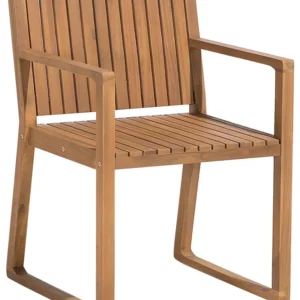 Panca Dondolo Garden Chair SASSARI Acacia Wood Light Wood