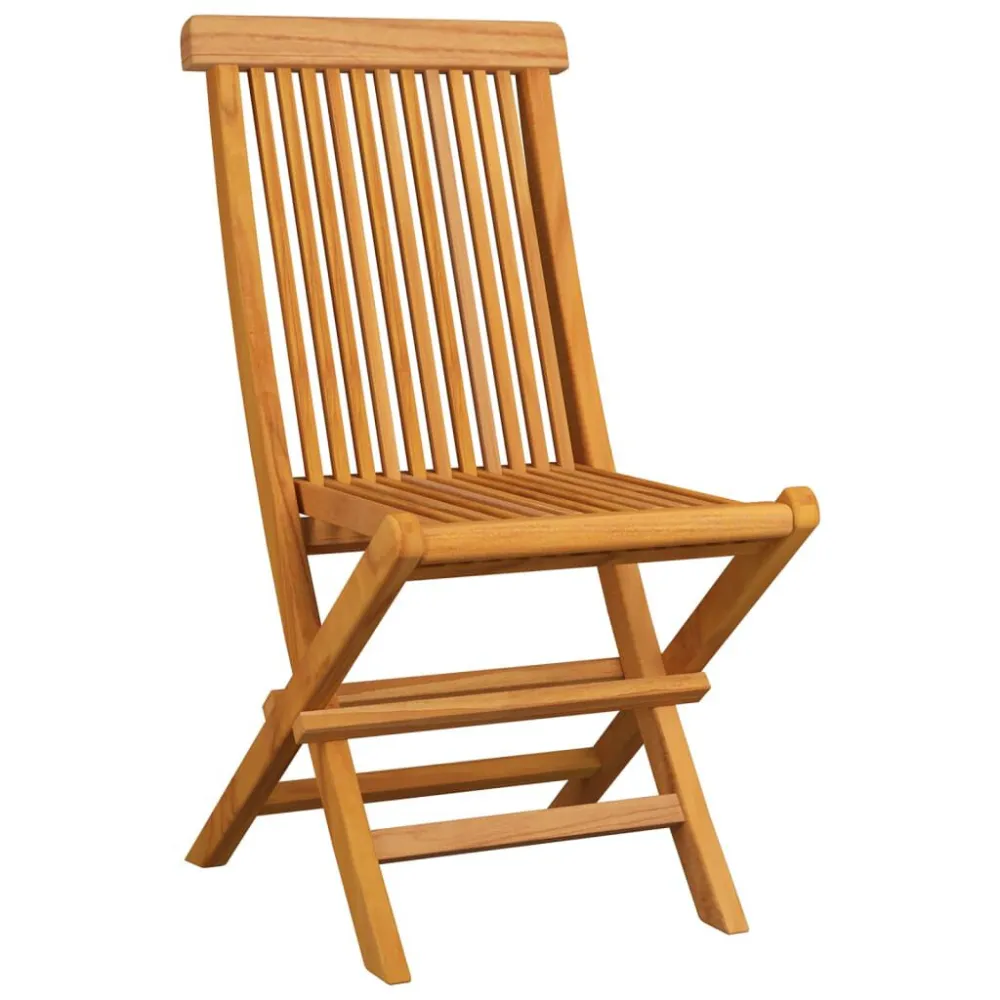 Panca Dondolo Sedie da Giardino con Cuscini Antracite 8 pz Massello di Teak