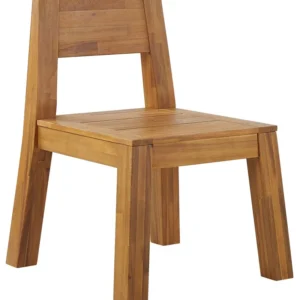 Poltrona Dondolo Garden Chair LIVORNO Acacia Wood Light Wood