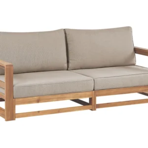 Poltrona Dondolo Garden Sofa TIMOR FSC® Garantito Acacia Wood Light Wood 2 Seater