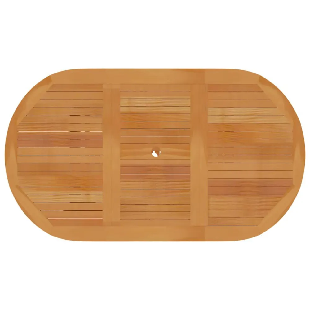 Poltrona Dondolo Set da Pranzo da Giardino 7 pz con Cuscini Grigi Legno di Teak