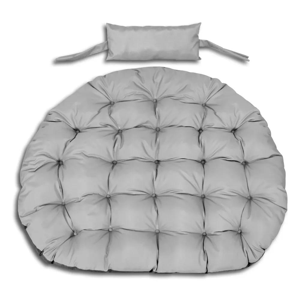 Poltrona Girevole KingGarden Garden Cushion Hanging Chair Stagno Grey Seat 110x90cm