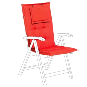 Poltrona Girevole Outdoor Seat/Back Cushion Red TOSCANA/JAVA