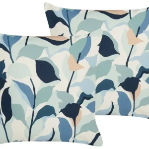 Poltrona Girevole Set di 2 cuscini da esterno blu 45 x 45 cm VEGLINO