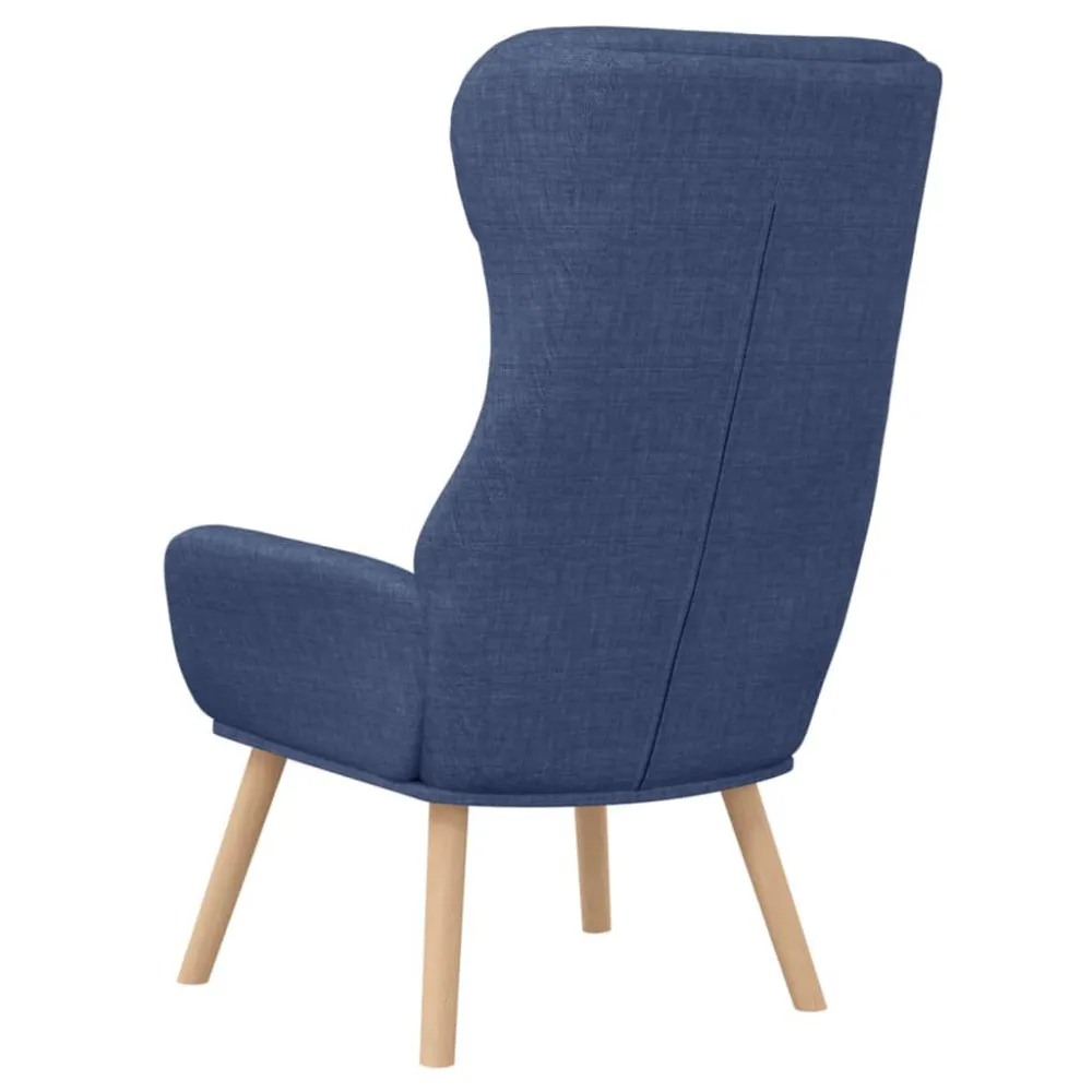 Poltrona Rilassante Blu Tessuto - Impermeabile e UV Resistente