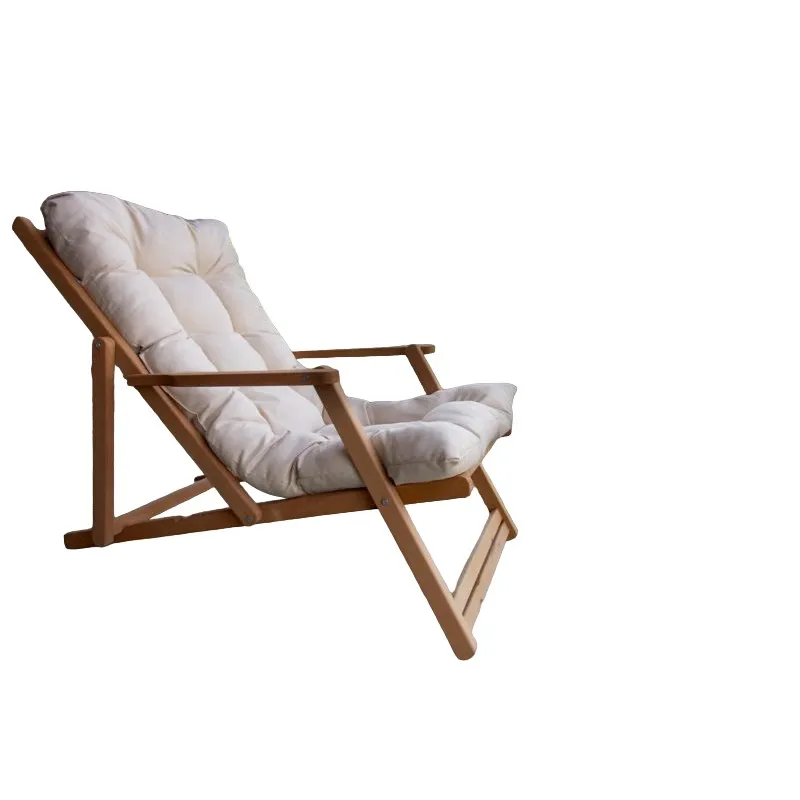 Poltrona Timber Personalizzabile Itaca Losa con Cuscino Rimovibile | Pieghevole e Leggera