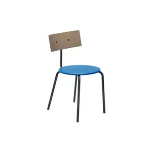 Premium Resina Sintetica Sedia impiallacciata frassino blu Koi Hübsch - 80cm