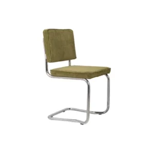 Premium Resina Sintetica Sedia verde Ridge Kink Rib Zuiver - 85cm