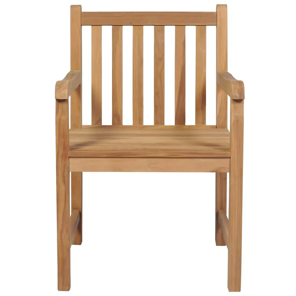 Premium Resina Sintetica Sedie da Giardino 4 pz con Cuscini Talpa Massello di Teak