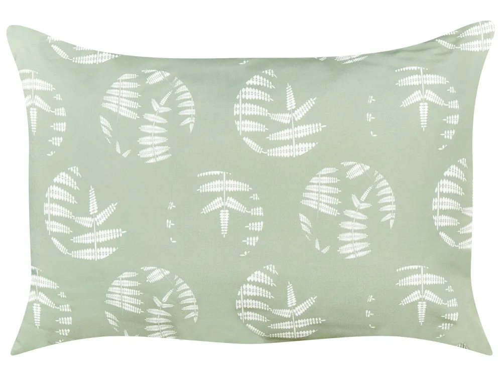 Premium Resina Sintetica Set di 2 cuscini da esterno tessuto verde 40 x 60 cm ALASSIO