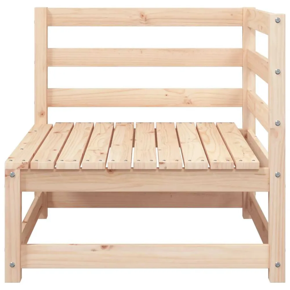 Premium Resina Sintetica Set Divani da Giardino 2 pz con Cuscini Legno Massello di Pino