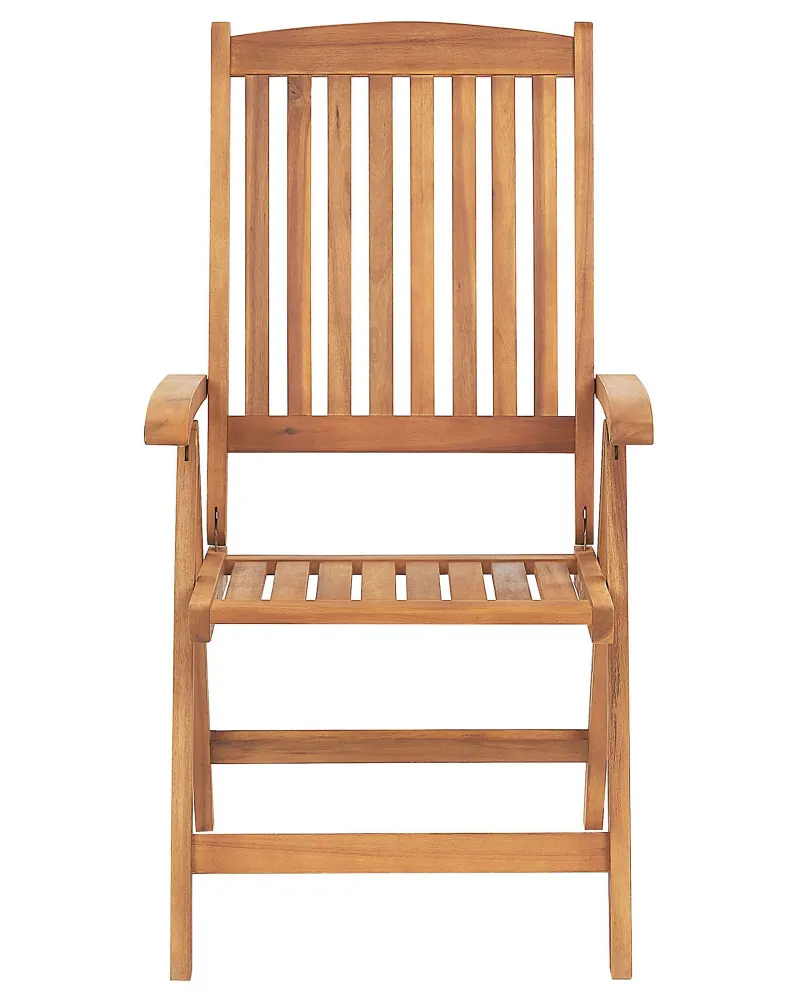 Premium Resina Sintetica Set di 6 sedie da giardino con cuscini JAVA Legno d'acacia Tortora