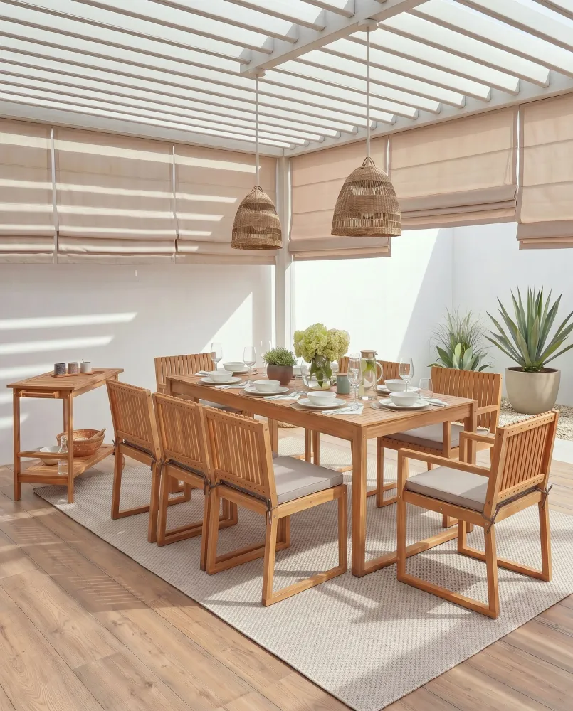 Sedia con Braccioli Garden Chair SASSARI II Taupe