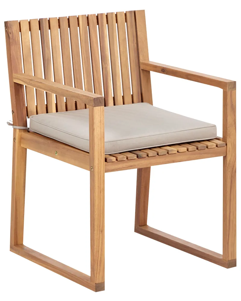 Sedia con Braccioli Garden Chair SASSARI II Taupe