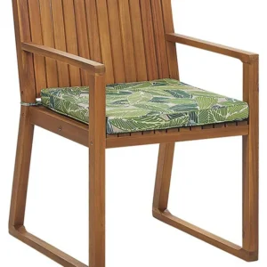 Sedia con Braccioli Garden Chair SASSARI Acacia Wood Light Green
