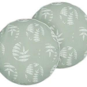 Sedia con Braccioli Set di 2 cuscini da esterno verde ⌀ 40 cm ALASSIO