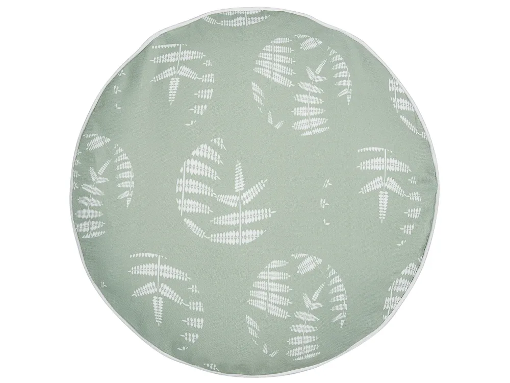 Sedia con Braccioli Set di 2 cuscini da esterno verde ⌀ 40 cm ALASSIO