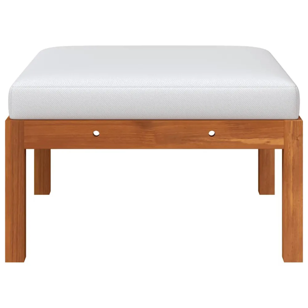 Sedia con Braccioli Set Divani da Giardino 3 pz con Cuscini Massello d'Acacia