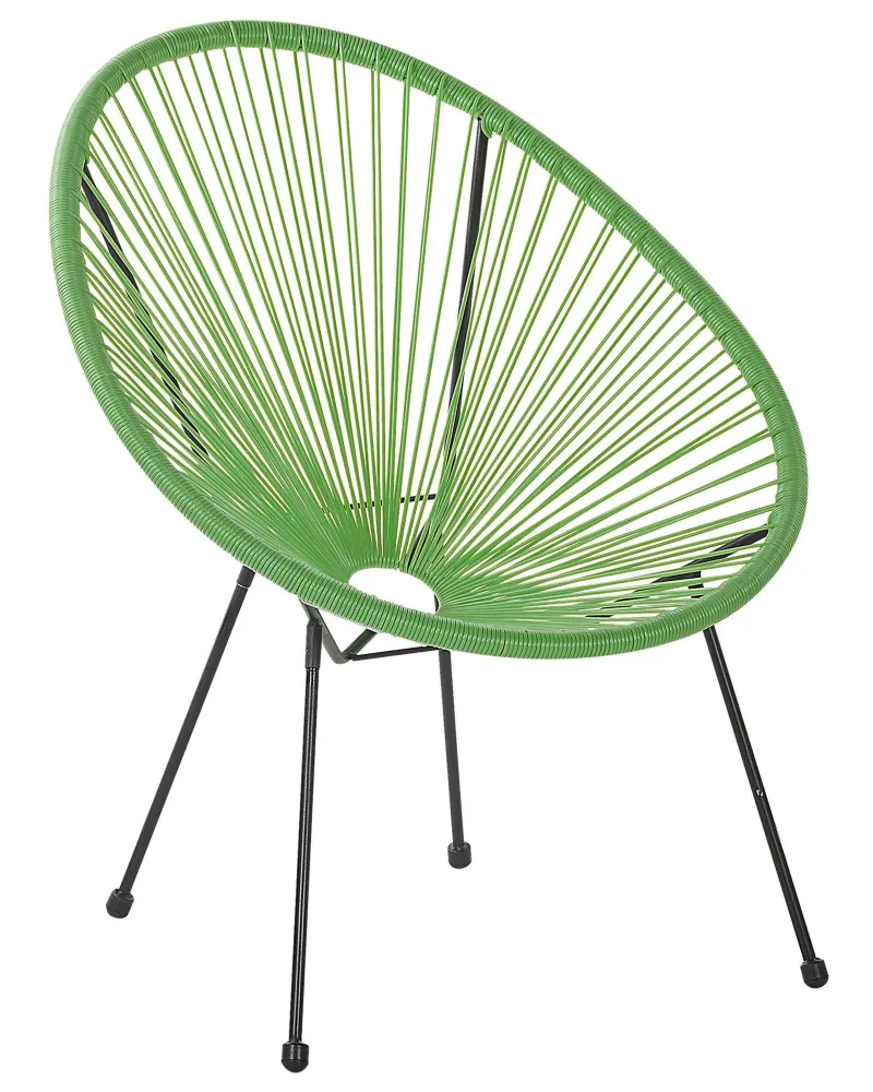 Sedia da Giardino Garden Chair ACAPULCO II PE Rattan Green