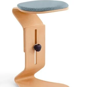 Sedia da Giardino Sgabello NEST NATURE pronto con cuscino piatto cocco azzurro 1119_96_32042