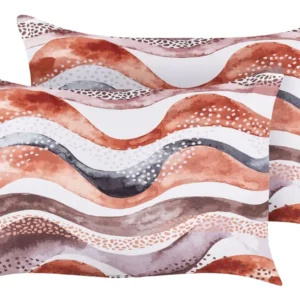 Sedia Pieghevole Set di 2 cuscini da esterno marrone 40 x 60 cm SEBORGA