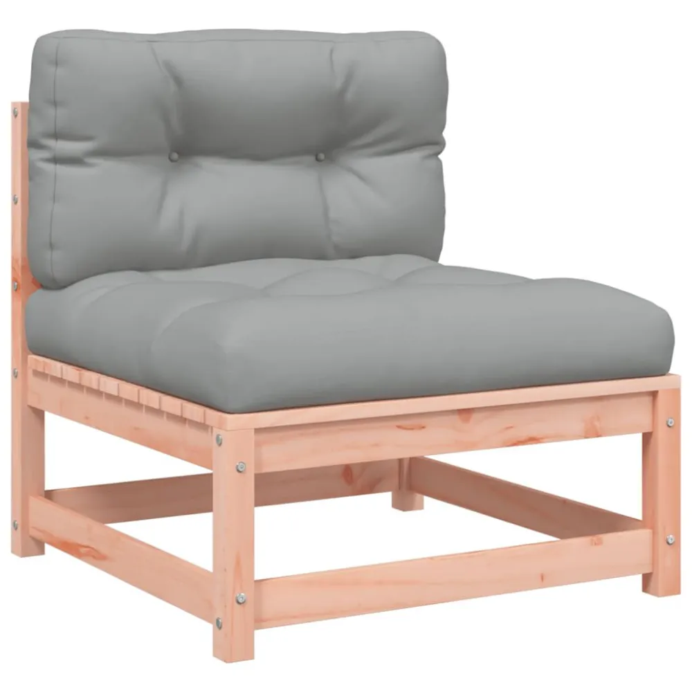 Sedia Pieghevole Set Divani Giardino 5 pz Cuscini Legno Massello Abete Douglas