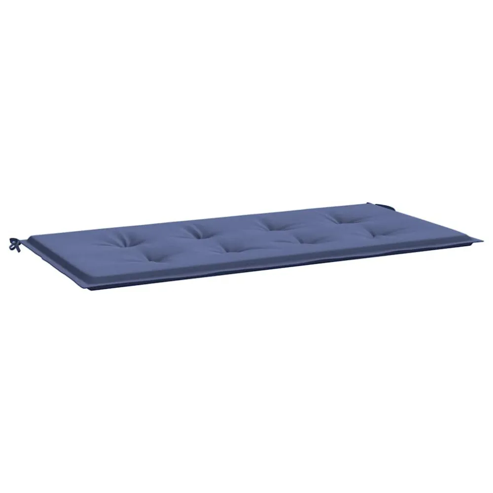 Sedia da Terrazzo Cuscino Panca da Giardino Blu Marino 100x50x3 cm Tessuto Oxford