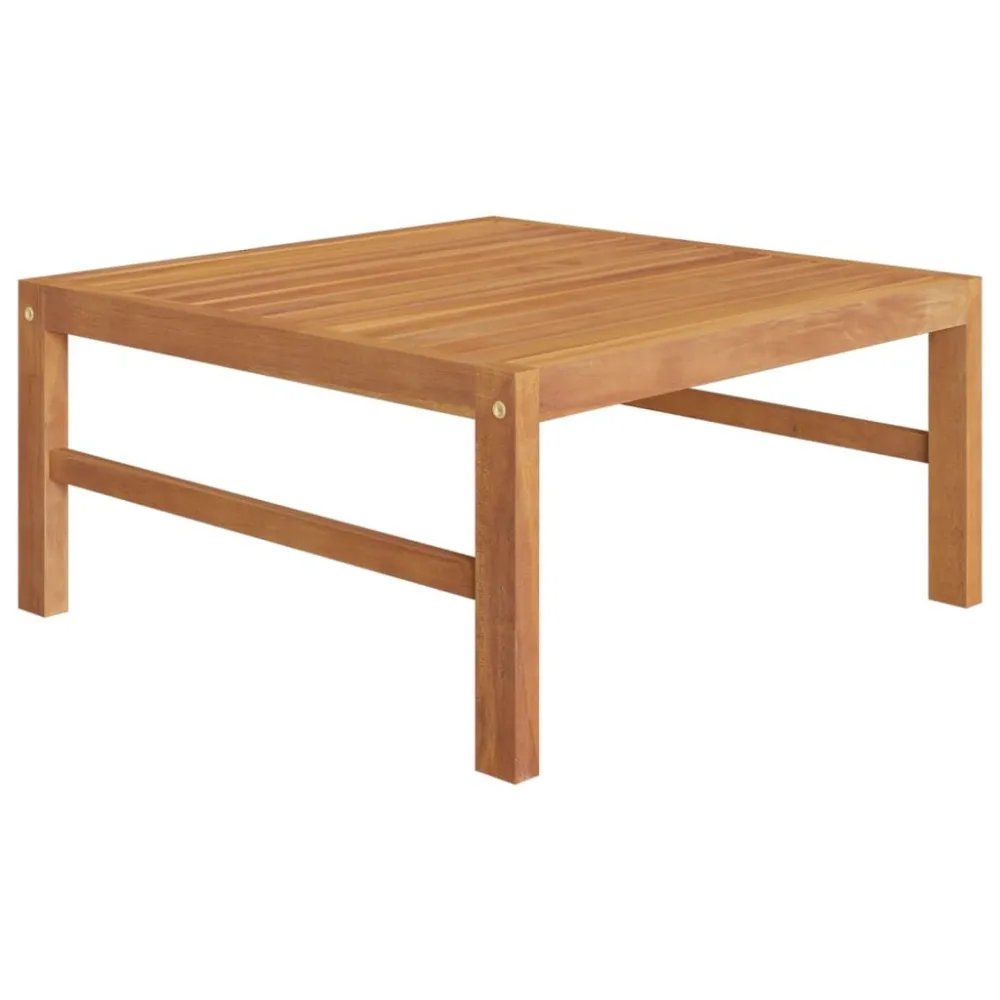 Sedia da Terrazzo Set Divani da Giardino 4pz Cuscini Crema Legno Massello di Teak