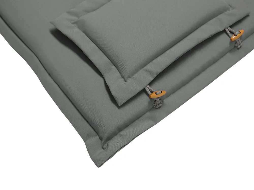 Sedia da Terrazzo Set 6 Outdoor Seat/Back Cushions Grey TOSCANA/JAVA