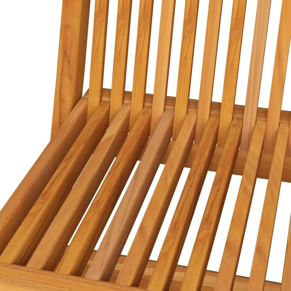 Sedie da Giardino con Cuscini Grigi 2 pz Massello di Teak Easy Storage