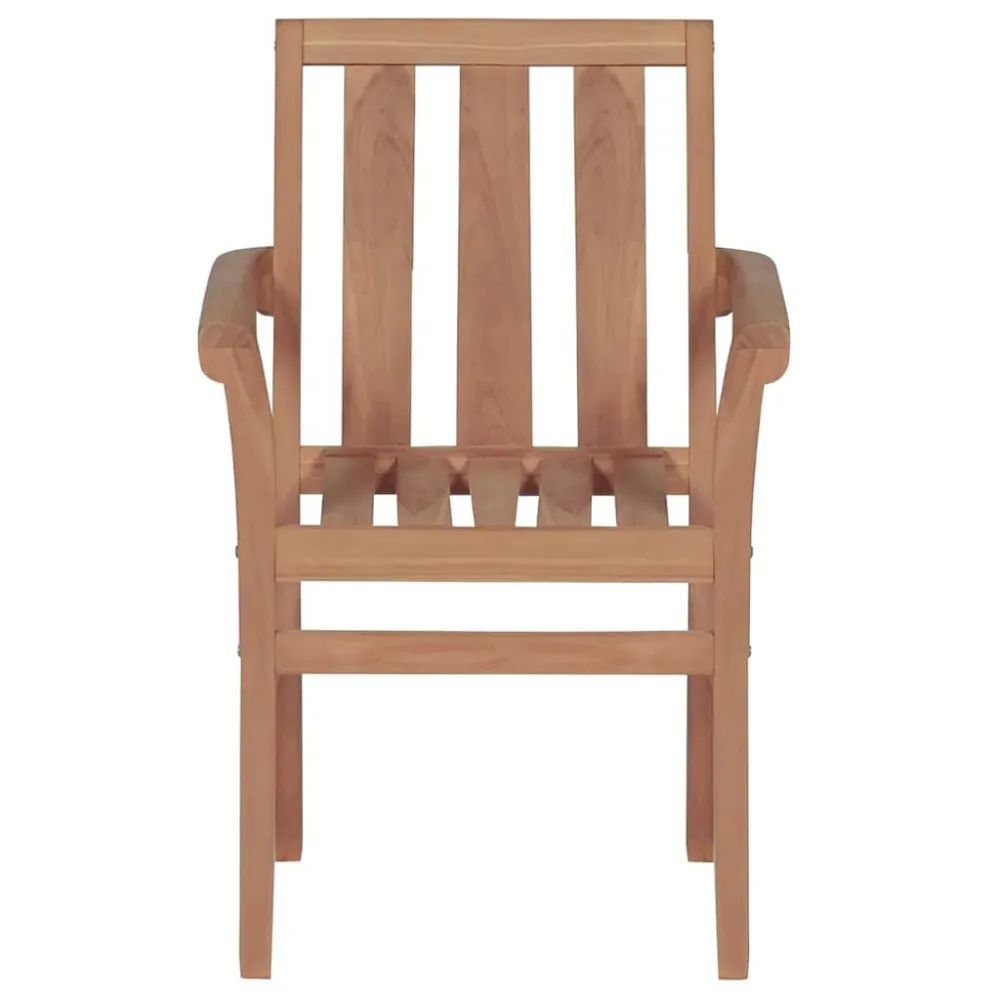 Sedie da Giardino 2 pz con Cuscini Talpa Massello di Teak | Pieghevole e Leggera