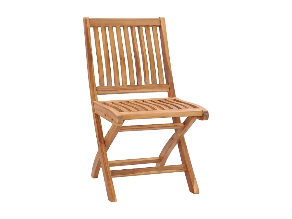 Sedie da giardino 2 pezzi con cuscini verdi Legno massello di teak con Struttura Acciaio