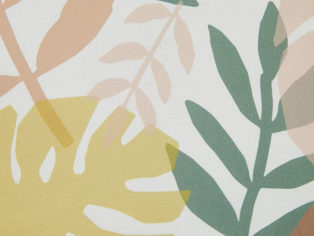 Set di 2 cuscini da giardino con motivo foglie 45 x 45 cm TEGEA per Relax all'Aperto
