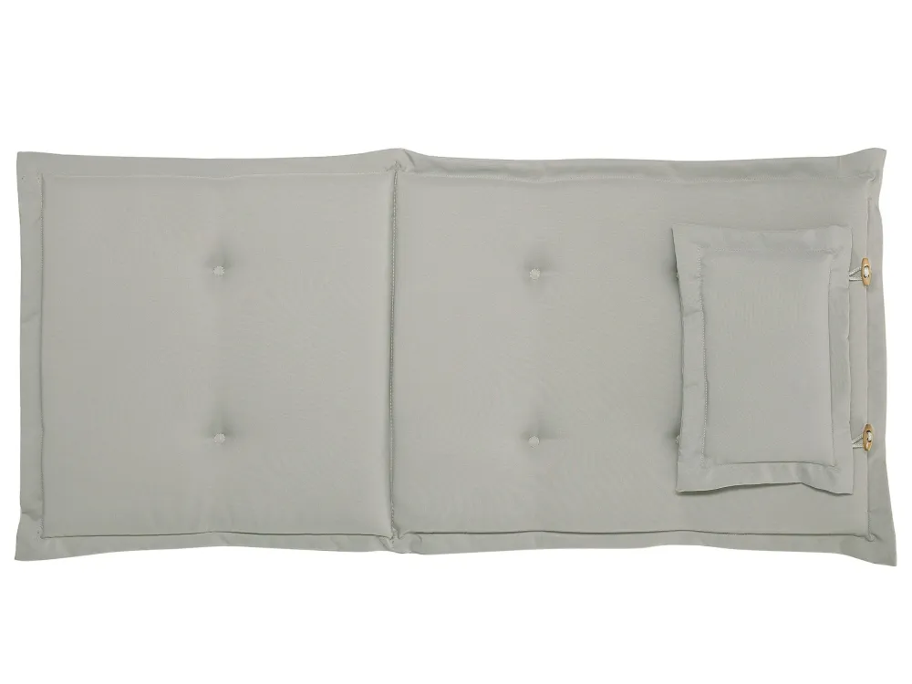 Set di 6 cuscini per sedia da giardino grigio-beige TOSCANA/JAVA Easy Storage