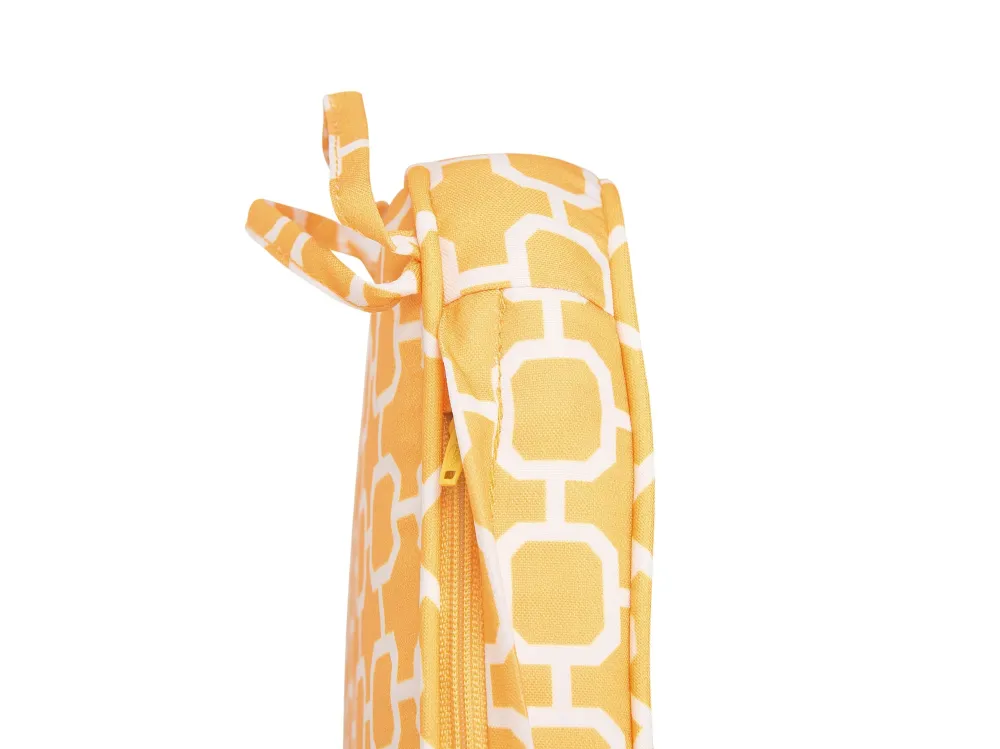 Set di 2 cuscini per sedie giardino FIJI giallo/bianco per Relax all'Aperto