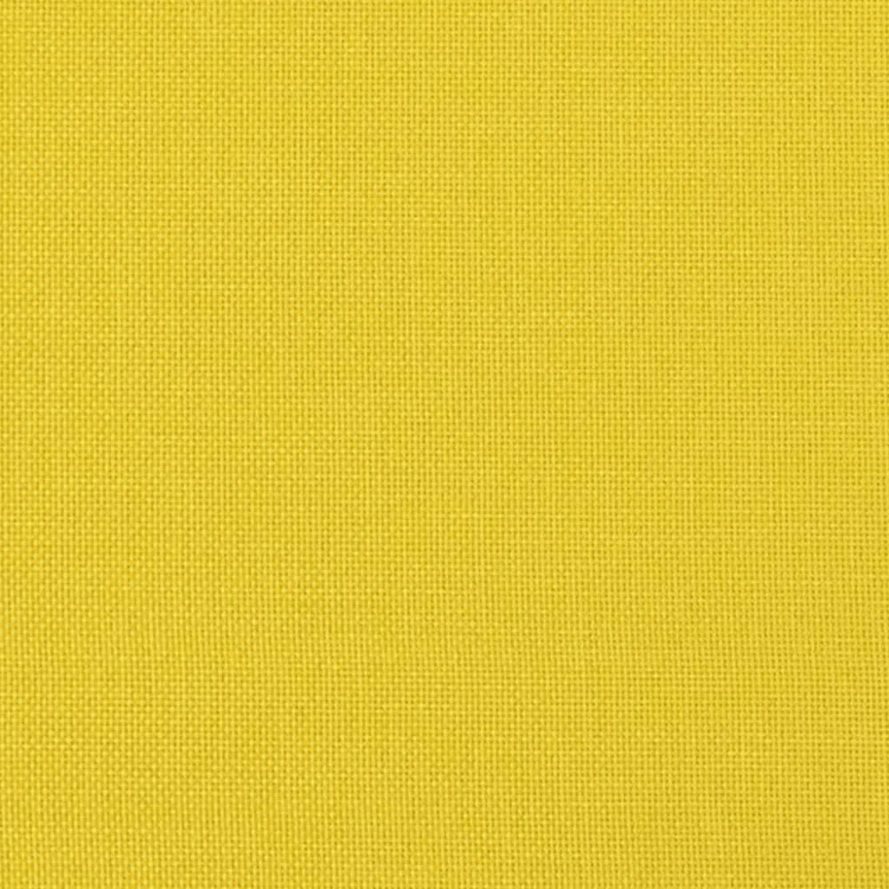 Set di Divani 2 pz con Cuscini Giallo Evidente Tessuto