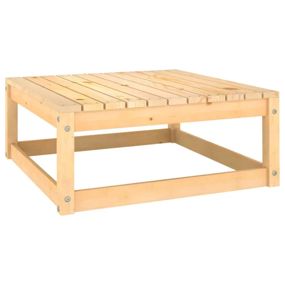 Set Divani da Giardino 2 pz con Cuscini Legno Massello Pino con Sistema di Montaggio Rapido