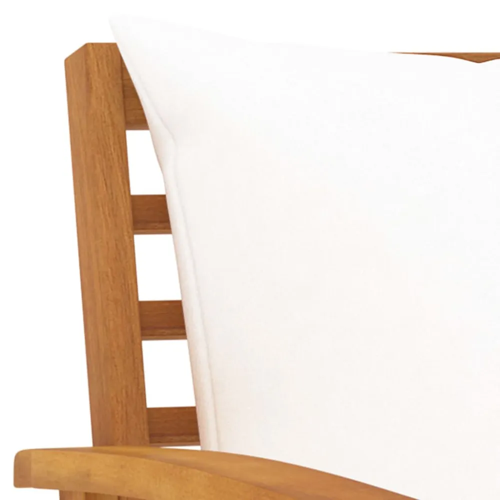 Set Divani da Giardino 3 pz con Cuscini Massello di Acacia Easy Storage
