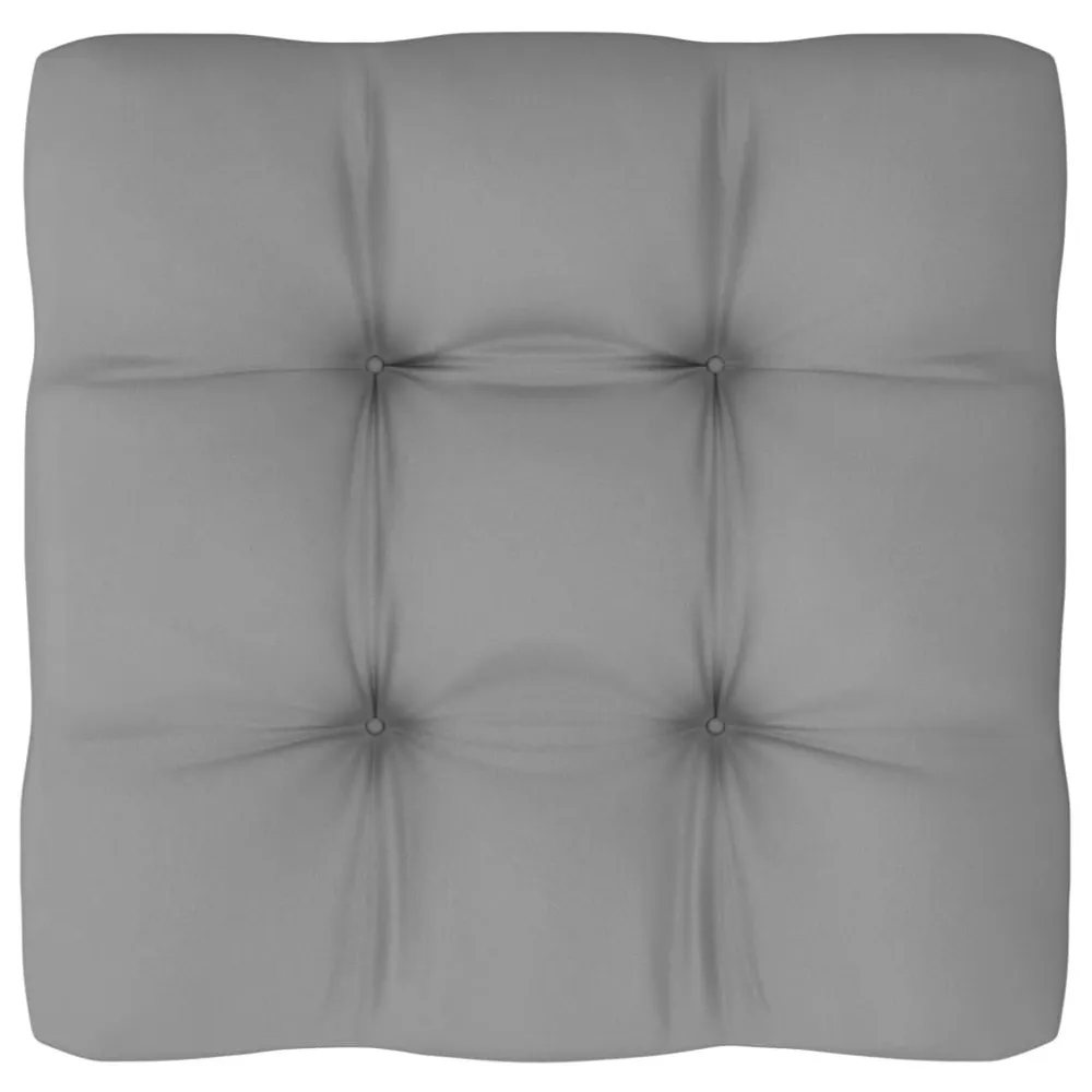 Set Divani da Giardino 5 pz con Cuscini Massello di Pino Materiale Alluminio Anodizzato