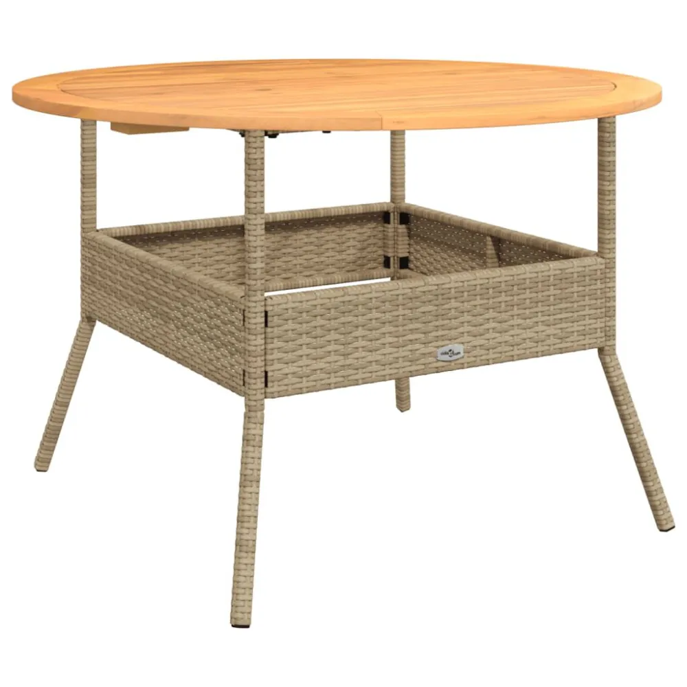 Set Divani da Giardino 2 pz con Cuscini Sabbia Polyrattan