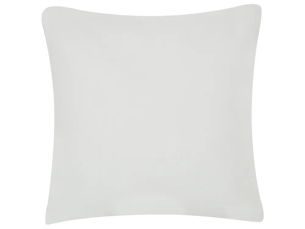 Set 2 Outdoor Cushions Leaf Motif 45 x 45 cm Blue ELATI