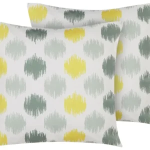 Set 2 Outdoor Cushions 45 x 45 cm Multicolour NEROLA