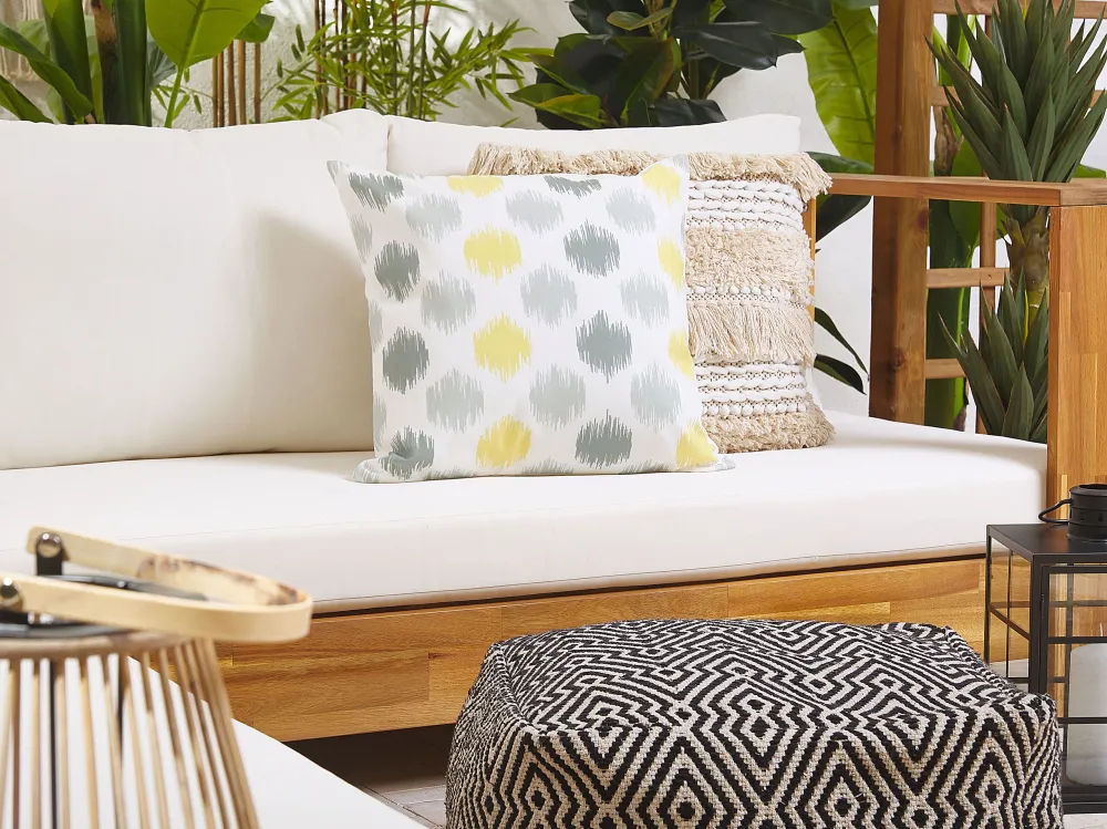 Set 2 Outdoor Cushions 45 x 45 cm Multicolour NEROLA