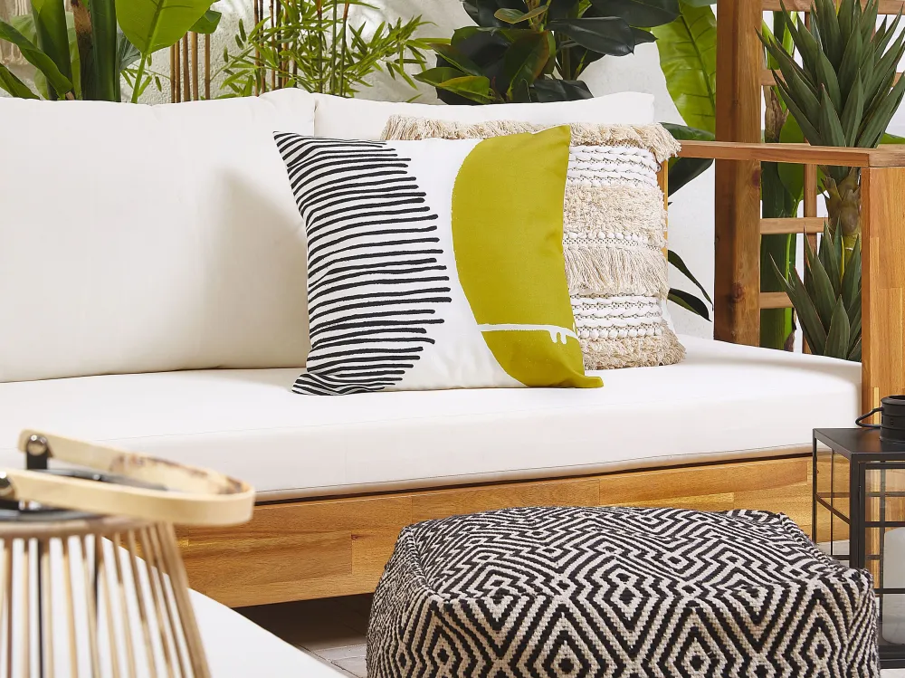 Set 2 Outdoor Cushions 45 x 45 cm Multicolour PELAGO