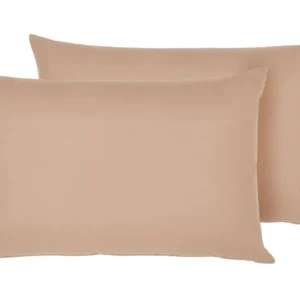 Set 2 Outdoor Cushions 50 x 70 cm Sand Panna ALMYROS