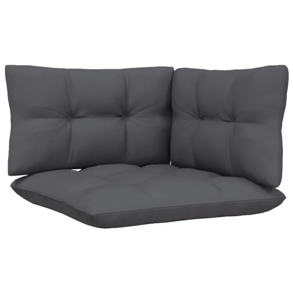 Set Salotto da Giardino 6 pz con Cuscini Legno Massello di Pino per Relax all'Aperto