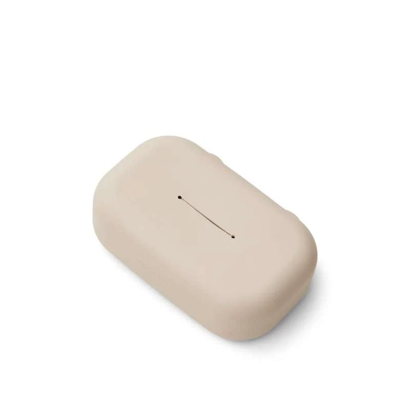 Liewood Emi Etui per salviette umide - Silicone - Sabbia