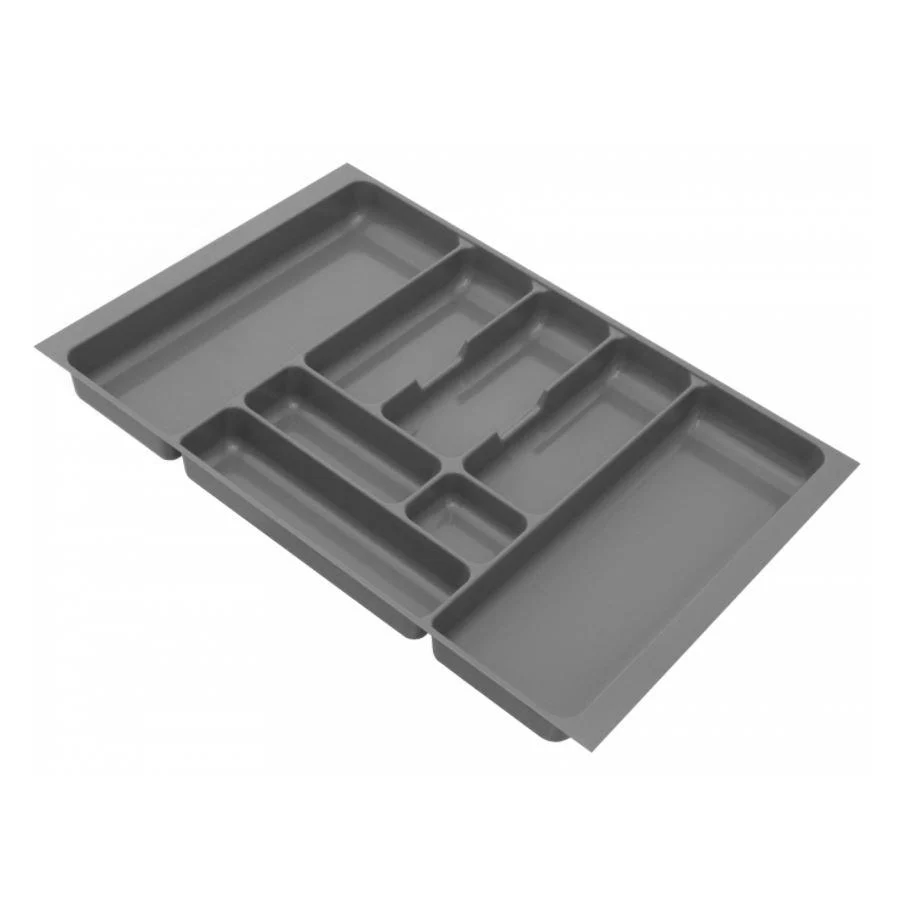Portaposate per cassetti 700mm - Profondità: 430mm - Metallico NTP