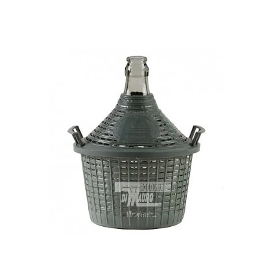 Damigiana rete plastica bocca stretta - 5 Lt.